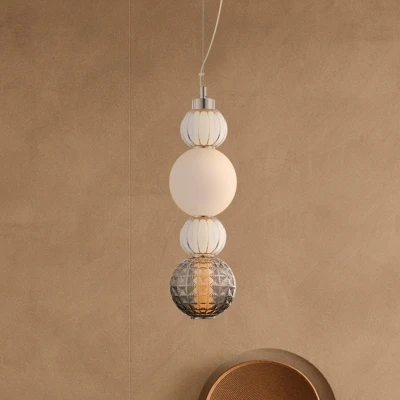 Afbeelding van Maytoni LED hanglamp Kraag chroom glas Ø 14,7 cm 3.000 K