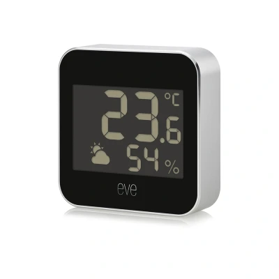Afbeelding van Slim weerstation (Matter) voor temperatuur, luchtvochtigheid, weertrends, IPX4 waterbestendigheid, scherm, draadloos, Thread Google/Alexa/Siri spraaktoegang