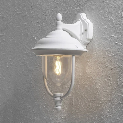 Afbeelding van KonstSmide Buitenlamp Parma Down klassiek wit 7222 250