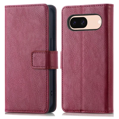Afbeelding van Google Pixel 8a Hoesje Kunstleder iMoshion Bookcase Rood Telefoonhoesje