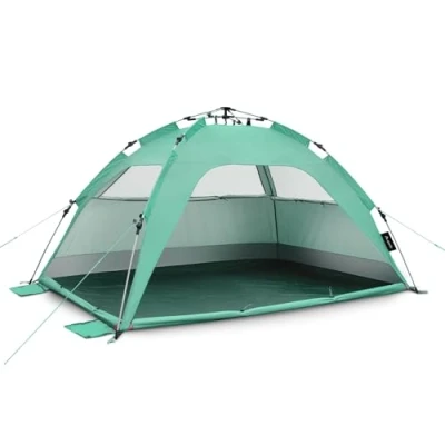 Afbeelding van Qeedo Quick Palm Strandtent UV bescherming (UV80 conform norm 801), snel opgezet (Quick Up Systeem) munt