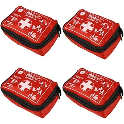 Afbeelding van Wundmed 4x 32 delig EHBO set Traveller Outdoor noodset verbandtas verbandset