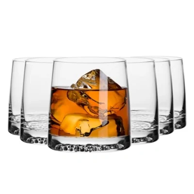 Afbeelding van KROSNO Whiskyglazen Set van 6 370 ML Fjord collectie Ideaal voor Thuis, Restaurants en Feesten Vaatwasmachinebestendig