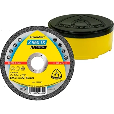 Afbeelding van Klingspor 322184 Z 960 TX doorslijpschijven 115 x 1 22, 23 mm recht (inhoud: 25)