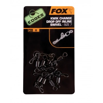 Afbeelding van Fox Edges Kwik Change Drop Off Inline Swivels Size 7