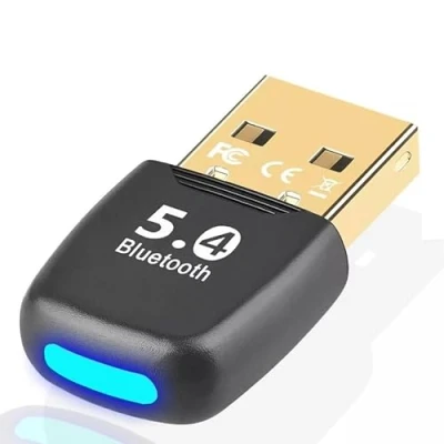 Afbeelding van EDR bluetooth adapter 5.4 voor pc, USB dongle, draadloze zenderontvanger laptop, headset, toetsenbord, muis, stereo, compatibel met Windows 11/10/8.1/7