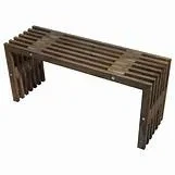 Afbeelding van D bench 100 pine grey oiled Buitengewoon de Boet