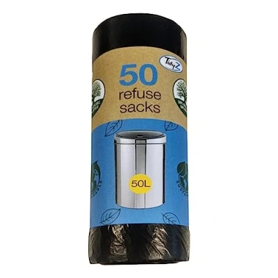 Afbeelding van Tidyz 30 Extra Grote Wheelie Bin Liners Afval Zakken 300L