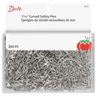 Afbeelding van Dritz Quilting Curved Basting Pins Bonus Pack 300/Pkg Size 1