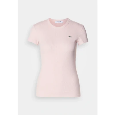 Afbeelding van Lacoste Tshirt basic, Dames, Maat: 38, Nidus