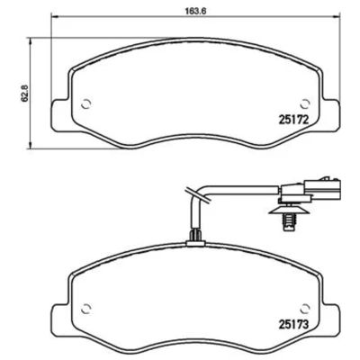 Afbeelding van Brembo Remblokset P 68 061
