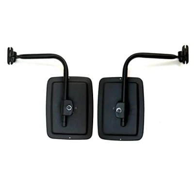 Afbeelding van MelTruck® 2x buitenspiegel 248x186 mm R1200 ø16 20 E20 v. tractor vrachtwagen met spiegelhouder