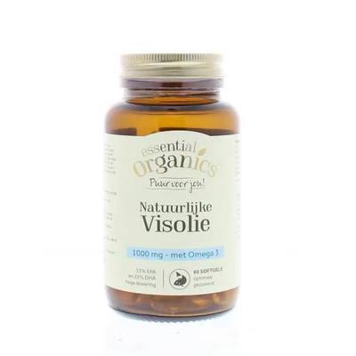 Afbeelding van Essential Organics Organ Visolie natuurlijk puur 60 capsules