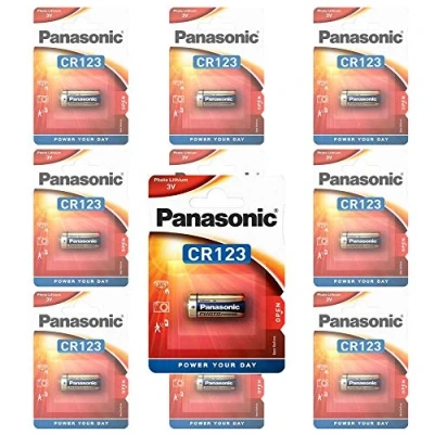 Afbeelding van Panasonic CR123A Photo Power lithium batterij 10 pack, 1450mAh