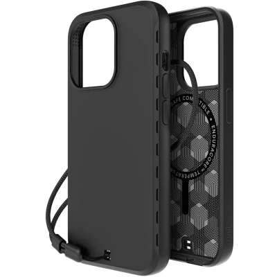 Afbeelding van Apple iPhone 15 Pro MagSafe Hoesje Kunststof BodyGuardz Hardcase/Backcover Zwart Telefoonhoesje Shockproof/Valbescherming