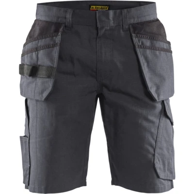 Afbeelding van Blaklader Service short met spijkerzakken 1494 1330 Medium Grijs/Zwart C54