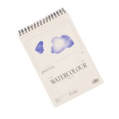 Afbeelding van Hartem Aquarelblok met 30 verlijmde vellen, gewicht 300 g/m², formaat A4 (29,7 x 21 cm)