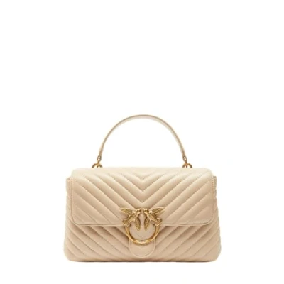 Afbeelding van Pinko Love Lady Puff Classic Cl beige schoudertas dames