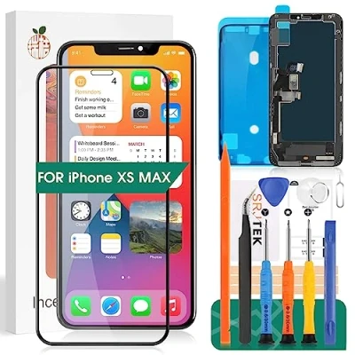 Afbeelding van Compatibel Voor iPhone XS MAX Lcd Scherm Vervanging A2101 Screen Beeldscherm Touch Digitizer A1921, A2102, A2104 (Incel, Zwart)