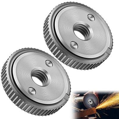 Afbeelding van 2 stuks snelspanmoer voor haakse slijpers, m14, Hitachi, Metabo, AEG, Decker &amp; Black, Dewalt, Flex