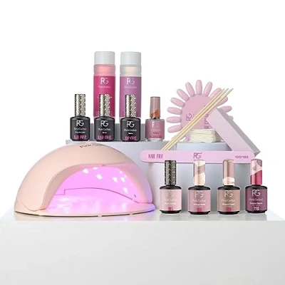 Afbeelding van Pink Gellac Premium Uncovered Starterspakket handverzorgingsset