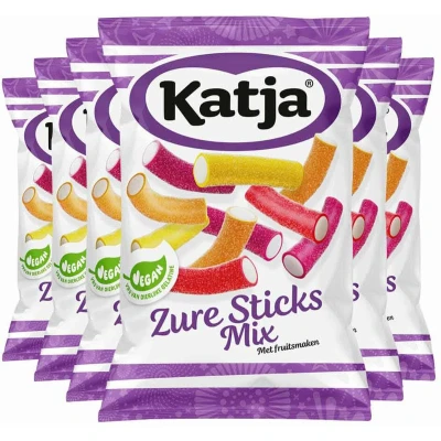 Afbeelding van 6x Katja Zure Sticks 250 gr