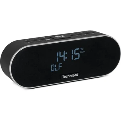 Afbeelding van TechniSat DIGITRADIO 53 BT Premium stereo wekkerradio met USB oplaadfunctie (DAB+, FM, klok /datumweergave, dubbel alarm, slaaptimer, snooze, lichtsensor, bluetooth audiostreaming, 20 W) zwart