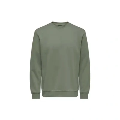 Afbeelding van Only &amp; Sons Normal Geschnitten Rundhalsausschnitt Sweater, Heren, Maat: Small, Castor gray