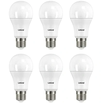 Afbeelding van Linkind 13,7 W super heldere E27 LED lamp, vervangt 100 watt, 2700 K warm wit A60 Edison lamp 1521 lm, 220 stralingshoek, niet dimbaar, 6 stuks