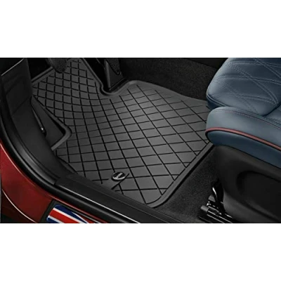 Afbeelding van Mini Originele all weather mat vooraan zwart Essential / F55 F56