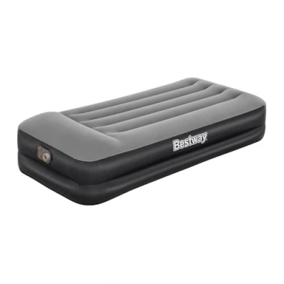 Afbeelding van Bestway Luchtbed Gevlokt Met Ingebouwde Luchtpomp 191X97X46 Cm