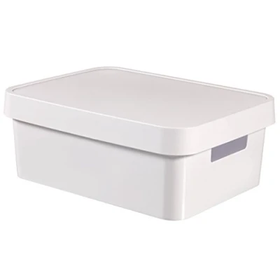 Afbeelding van Curver Infinity Opbergbox met deksel Opberger Kunststof 11L Wit
