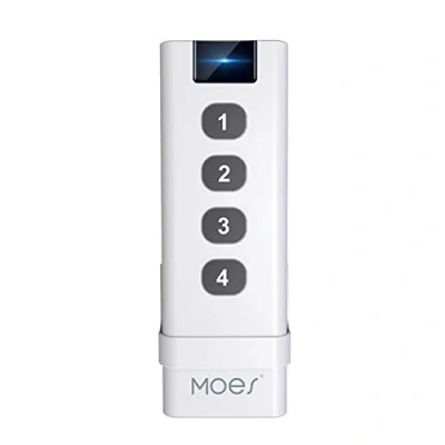 Afbeelding van MSL Zigbee Smart Switch, draadloze 4 voudige afstandsbediening, draagbaar, 12 scèneschakelaars met werkt alleen Hub