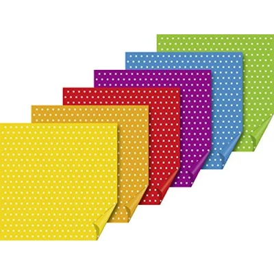 Afbeelding van HEYDA Vouwbladen transparant 20 x cm Formaat: 15 spikkels