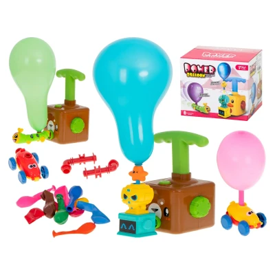 Afbeelding van Teddybeer ballonen werper speelgoed voertuig incl. Ballonnen en accessoires