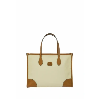 Afbeelding van BRIC&#039;S Schoudertas Laptoptas met laptopvak Firenze Opera Bag Cream Crème