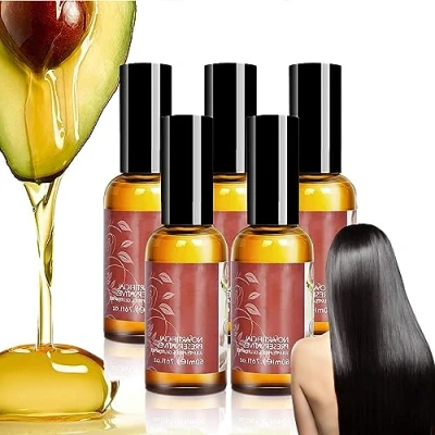 Afbeelding van Avocado and Peppermint Hair Food Oil, Growth Oil Suitable All Types (5 Pcs)
