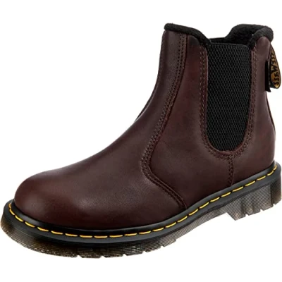 Afbeelding van Dr. Martens Uniseks Chelsea Boot, Donkerbruin Valor Wp, 37 EU