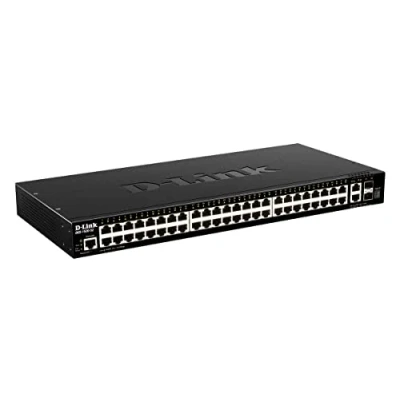 Afbeelding van D Link DGS 1520 52/E netwerk switch Managed L3 10G Ethernet (100/1000/10000) 1U Zwart