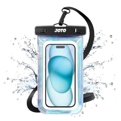 Afbeelding van JOTO Universele Waterdichte Telefoonhoes, IPX8 Onderwater Droge Zak voor iPhone 13 Pro Max Mini, 12 11 Xs XR X 8 7 6S, Galaxy S20 Ultra/S10/S9/S8, Note 10+/10/9/8, tot 7&#039;&#039; Fonkeling