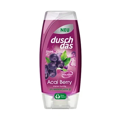 Afbeelding van Duschdas Acai Berry Douchegel met Fresh Energy geurformule zorgt voor een verfrissende start van de dag, 6 x 225 ml