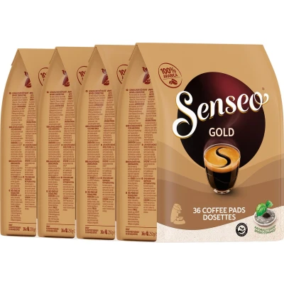 Afbeelding van Senseo Gold Koffiepads Intensiteit 5/9 4 x 36 pads