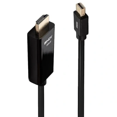 Afbeelding van Lindy 36927 Diplayport HDMI Zwart kabeladapter/verloopstukje