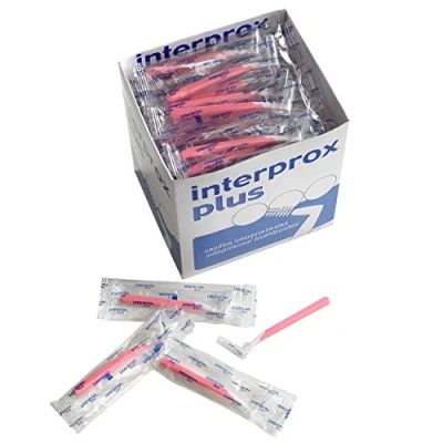 Afbeelding van Interprox plus interdentale borstels 100 doos (roze nano)