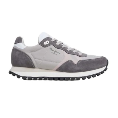 Afbeelding van Pepe Jeans Vrouwen Brit On Prints W Sneaker, Grijs (rookgrijs), 5 UK, Smoke Grijs, UK
