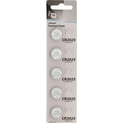 Afbeelding van HQ Lithium Knoopcel Batterij CR2025 3 V 5 Blister