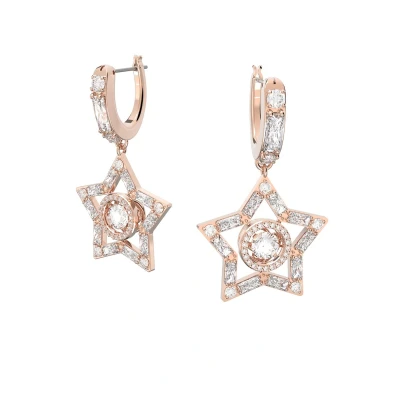 Afbeelding van Swarovski 5617769 Stella Rosékleurig Oorringen