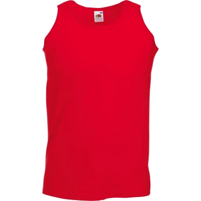Afbeelding van Fruit Of The Loom Heren Atletisch Mouwloos Hemd / Tanktop (Rood)