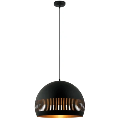 Afbeelding van FREELIGHT Globo Hanglamp Zwart / Goud H 2550 Z