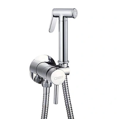 Afbeelding van WC kraan met handdouche, intieme hygiëne voor bidet, eengreepsmengkraan koud en warm water handdouche